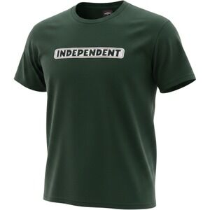 Independent Truck Co Shirt Large Green Skate Vintage Bar Logo Tee